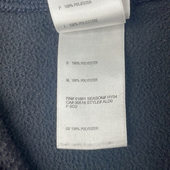 The North Face Mens Black Micro fleece 1/4 Zip Pullover, size XL - Picture 3 of 7